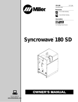 Miller SYNCROWAVE 180 SD 208/230 VOLTS Owner's manual