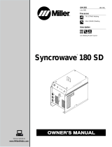Miller SYNCROWAVE 180 SD 20 Owner's manual