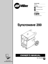 Miller Syncrowave 200 Owner's manual