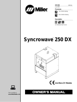 Miller Syncrowave 250 DX Owner's manual