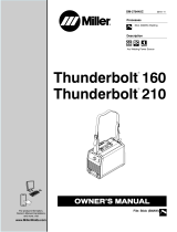 Miller THUNDERBOLT 210 Owner's manual