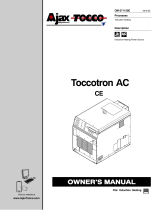 Miller TOCCOTRON AC (24 VOLT COOLER) 907690001 Owner's manual