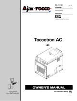 Miller TOCCOTRON AC (24 VOLT COOLER) 907690001 Owner's manual