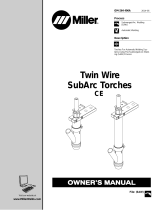 Miller TWIN WIRE SUBARC TORCHES CE Owner's manual
