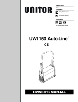 Miller UWI 150 AUTO-LINE CE Owner's manual