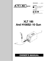 Miller XLT 185 AND H-10 GUN Owner's manual