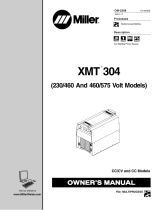 Miller XMT 304 CC AND CC/CV (460/575) Owner's manual