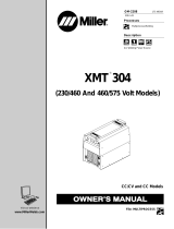 Miller XMT 304 CC AND CC/CV (460/575) Owner's manual