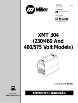 Miller XMT 304 CC AND CC/CV (230/460) Owner's manual