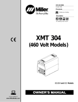 Miller XMT 304 CC AND CC/CV CE (460 V) Owner's manual