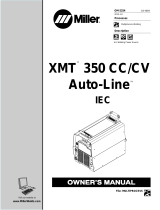 Miller XMT 350 CC/CV AUTO-LINE IEC 907161012 Owner's manual