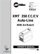 Miller XMT 350 CC/CV Auto-Line Owner's manual