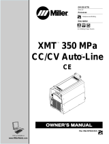 Miller XMT 350 MPA CC/CV AUTO-LINE CE 907558 Owner's manual