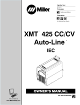 Miller XMT 425 CC/CV AUTO-LINE CE 907386011 Owner's manual