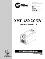 Miller XMT 450 CC/CV (400 VOLT MODEL) CE Owner's manual