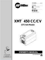 Miller XMT 450 CC/CV (575 VOLT MODEL) Owner's manual
