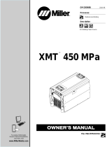 Miller XMT 450 MPA Owner's manual