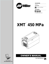 Miller XMT 450 MPA Owner's manual