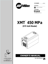 Miller XMT 450 MPA (575 VOLT MODEL) Owner's manual
