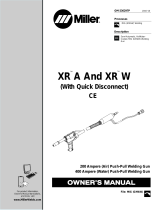 Miller XR A AND XR W GUNS Owner's manual