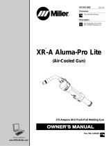 Miller XR ALUMA-PRO LITE (AIR-COOLED GUN) Owner's manual