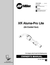 Miller XR ALUMA-PRO LITE (AIR-COOLED GUN) Owner's manual