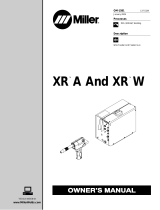 Miller XR CONTROL AND XR A GUN Owner's manual