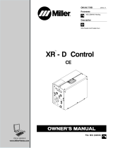 Miller XR-D CONTROL Owner's manual