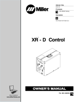 Miller XR-D CONTROL Owner's manual