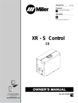 Miller XR-S Control Owner's manual