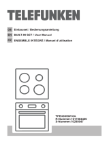 Telefunken TFEH60SW10A Herd Owner's manual
