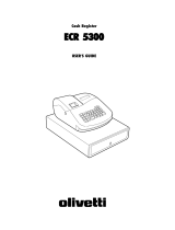 Olivetti ECR 5300 Owner's manual