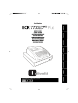 Olivetti ECR 7700LD eco Plus Owner's manual