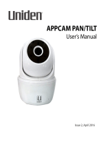 Uniden APPCAM26PT Owner's manual