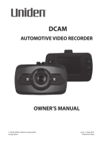 Uniden DCAM Owner's manual