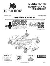 Bush Hog Finishing Mower User manual