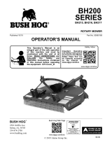 Bush Hog Single-Spindle Rotary Cutter Owner's manual