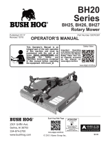 Bush Hog Single-Spindle Rotary Cutter Owner's manual