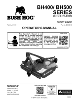 Bush Hog Single-Spindle Rotary Cutter Owner's manual