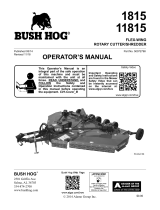 Bush Hog Flex-Wing Rotary Cutter Owner's manual