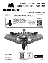 Bush Hog Flex-Wing Rotary Cutter Owner's manual