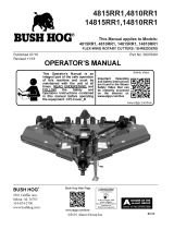 Bush Hog Flex-Wing Rotary Cutter User manual