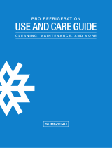 Sub-Zero PRO REFRIGERATION User guide