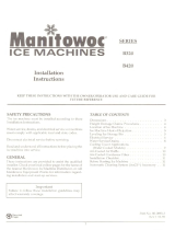 Manitowoc Ice B0320 B0420 Installation guide
