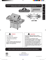 NAPOLEON LEX485PSS-1 User manual