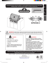 NAPOLEON BIPRO500RBNSS-3 User manual