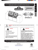 NAPOLEON BIPRO825RBINSS-3 User manual