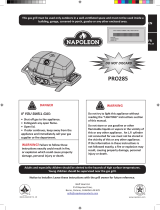 NAPOLEON PRO285-BK Owner's manual