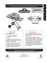 NAPOLEON PRO285X-BK User manual