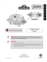 NAPOLEON PRO285E-BK User manual
